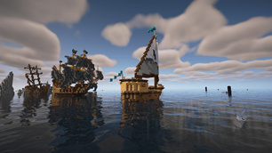 Navio funcional com Valkyrien Skies
