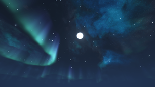 You can see the stars!