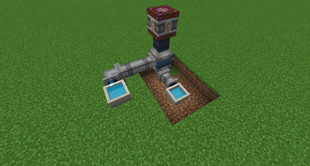 Mana being moved with Immersive Engineering pipes