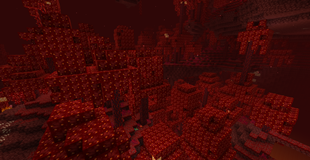 A crimson forest