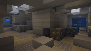A  hallway of a Teranium Lab Ruin