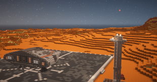 Mars landing pad