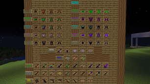 all of the ultimate fun armor in the mod.