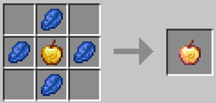 Enchanted Golden Apple Recipe (Only in 1.20.1 version.)