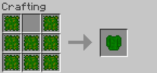 Example of crafting recipe