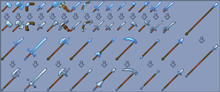 Platinum gear before and after
