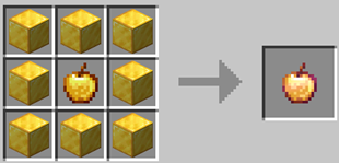 Enchanted Golden Apple Crafting Recipe (Going to change)