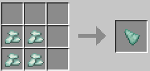 Prismarine Shard Crafting Recipe