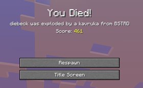 Death message