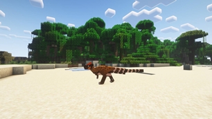 (1.18) Pachycephalosaurus on the Beach