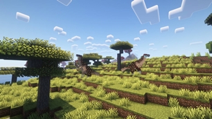 (1.18) Therizinosaurus on the Savanna