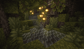 Water in a Lush Cave [ShaderOn]