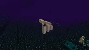 A fossil in the Deeper Dark biome