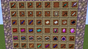 Some of the current items you can obtain as of 3.7.1