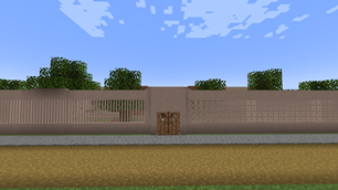 Exterior lattice decoration