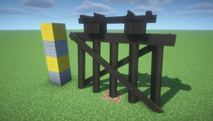 Texel Wooden Trestle Base (Low) (4 Block Height Maximum)