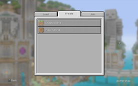Create World Screen