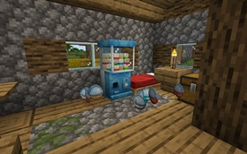 Default gacha machine with default capsules