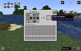 Cram-O-Matic crafting