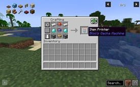 Item Printer crafting