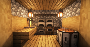 A quaint base with an uncrafting table