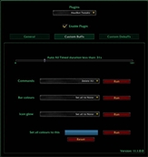 Custom Buffs tab
