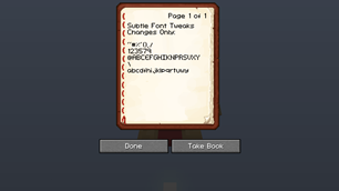 Subtle Font Tweaks Changes Only