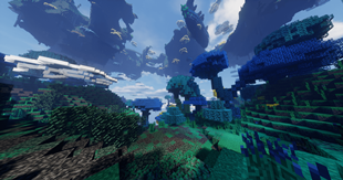 Aerial Hell landscape