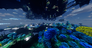 Aerial Hell Landscape
