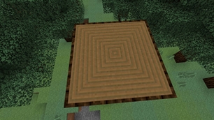 Connected Wooden Logs