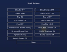 The best Detail options for Texture Pack