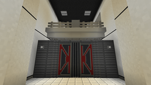 Living quarters entrance