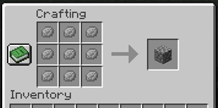 Cobblestone crafting recipe
