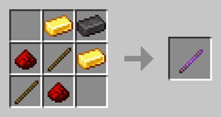 Debug stick crafting recipe