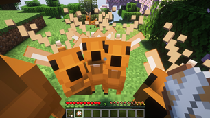 Deers tempted by deer crackers!