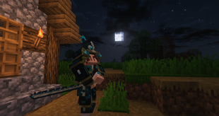 Sculk Wizard Samurai Armor Set Armor