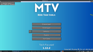Custom main menu
