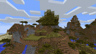 Rotating flying island