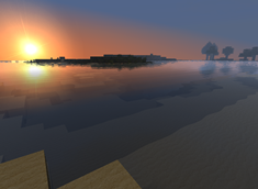 Sunset with ENB