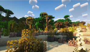 Desert and Hawaiian Jungle
