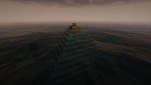 Pyramid in the Ocean