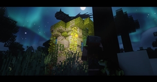 "Still as a staue! Sentinels can be rather sneaky for a dragon covered in stone"