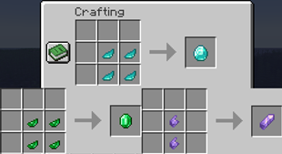 Crafting recipes