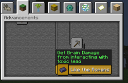 Advancements display new names!