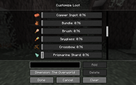 Customize Loot Menu