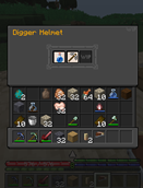 modules installed in the helmet