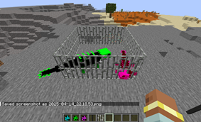 Green & Pink Lizard Fighting.png