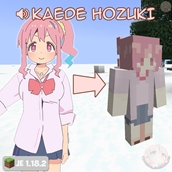 Character Kaede Hozuki in the mod