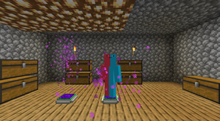 Teleporting particles