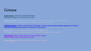 Grease Effects